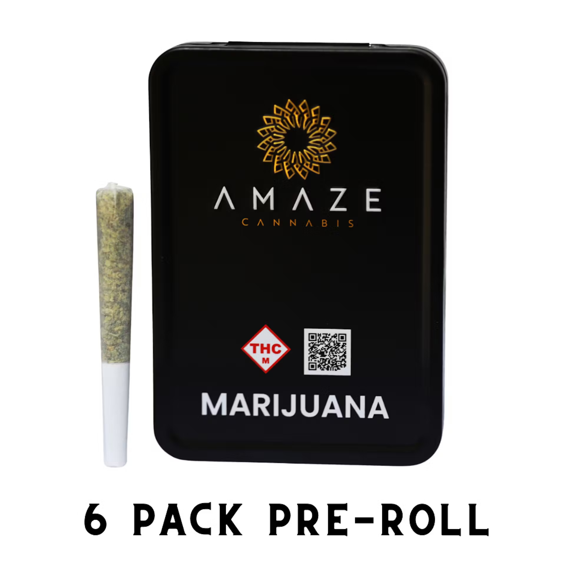 Photograph of product: Amaze Cap Junky 6pk .5g Prerolls (3g)
