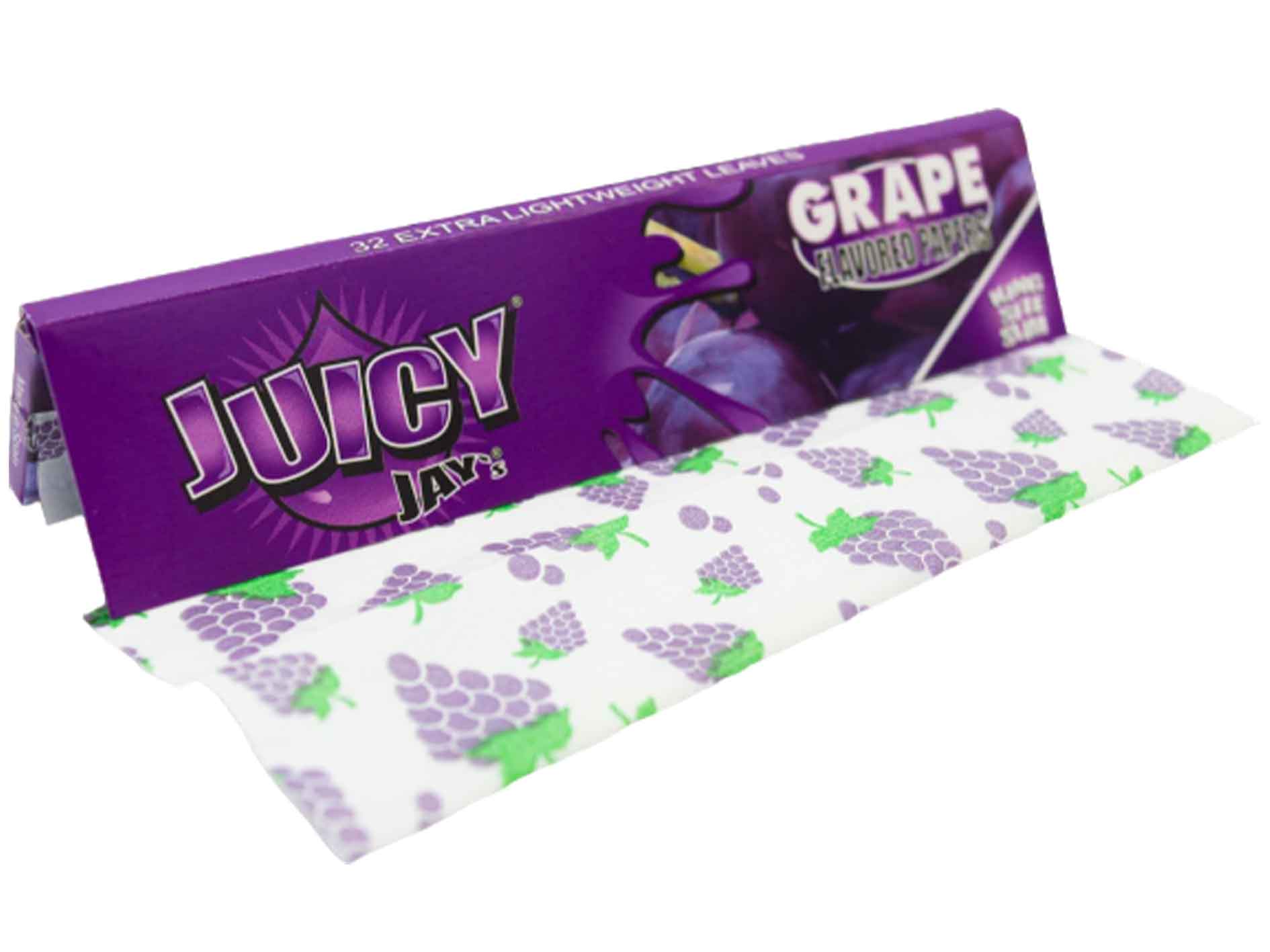 Photograph of product: 1 1/4" Grape Rolling Papers | Juicy Jay's