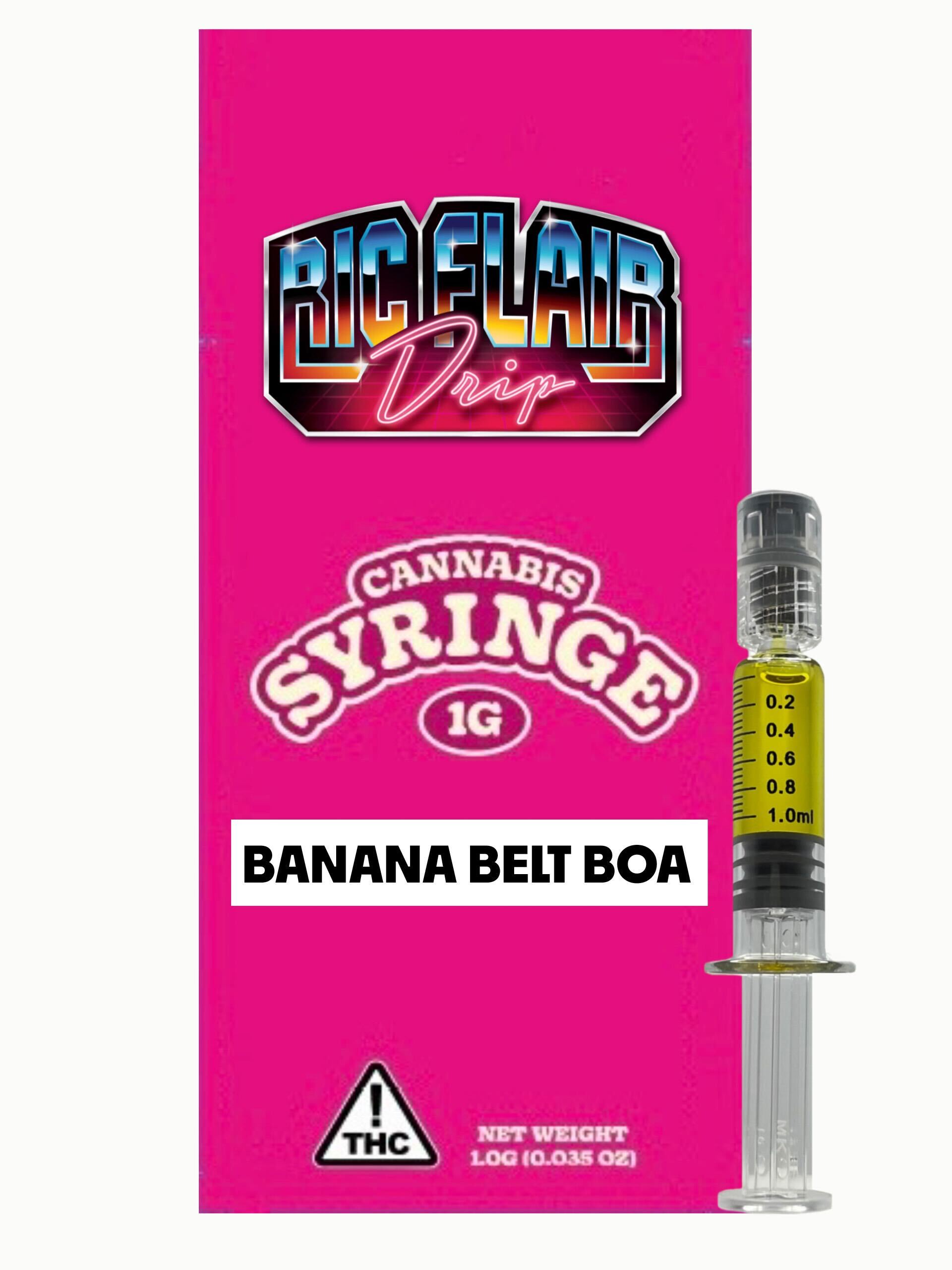 Photograph of product: Ric Flair Drip | 1g | Banana Belt Boa | Syringe