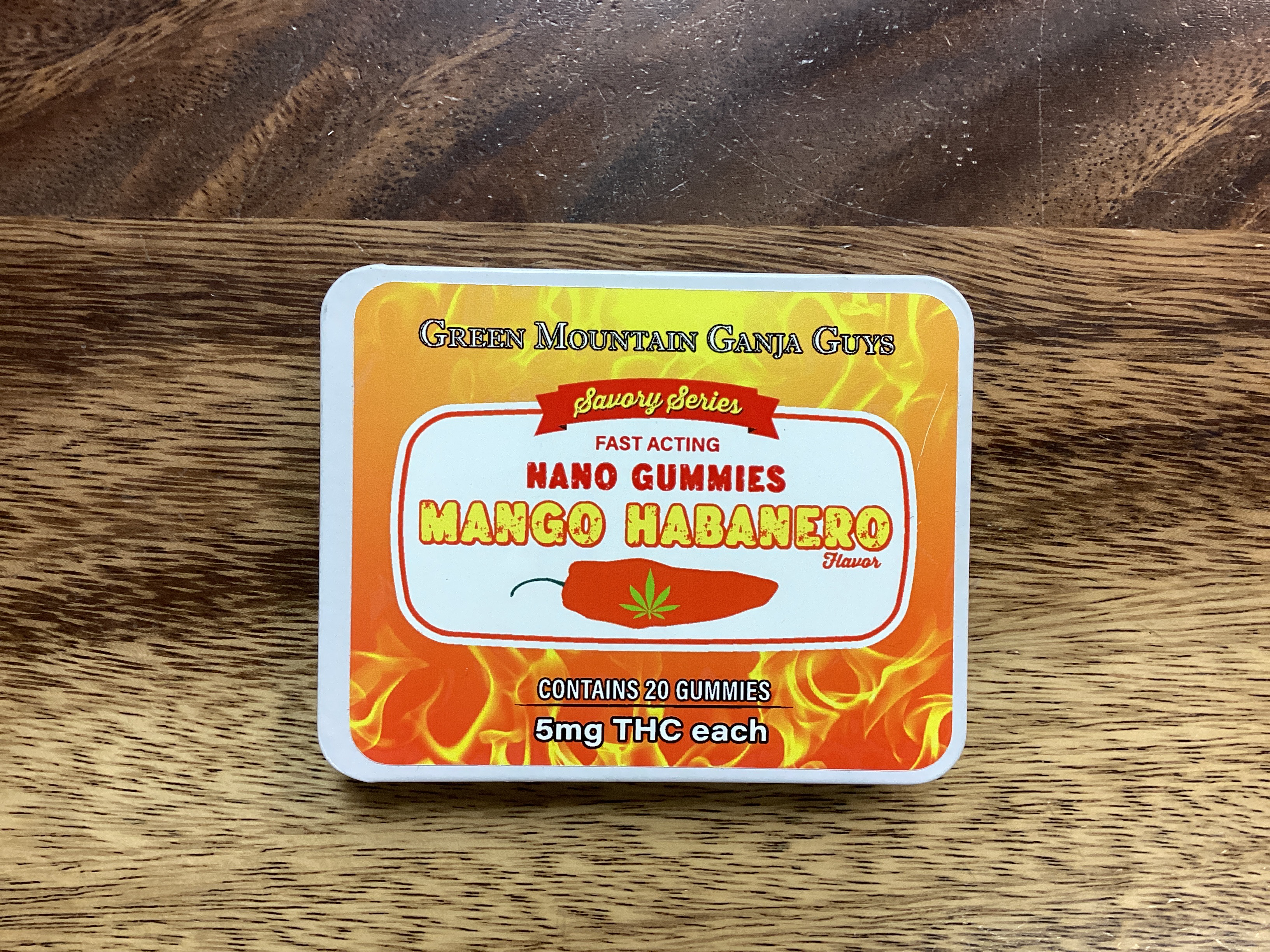 Photograph of product: Mango Habanero- Nano Gummies