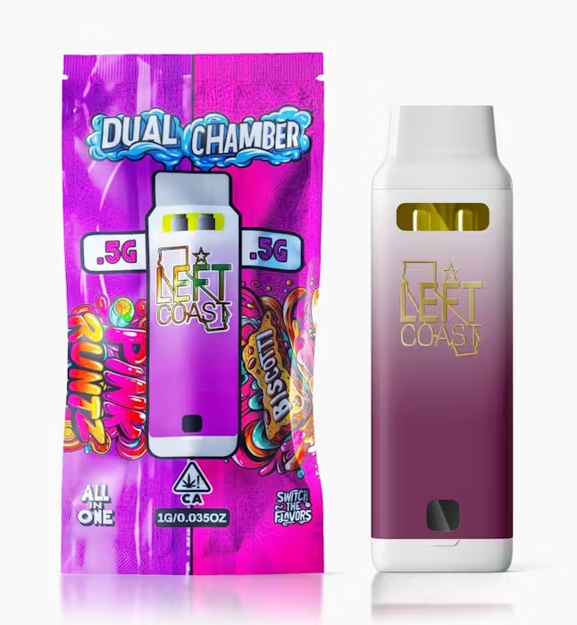 Photograph of product: Pink Runtz X Biscotti Dual Chamber 1g