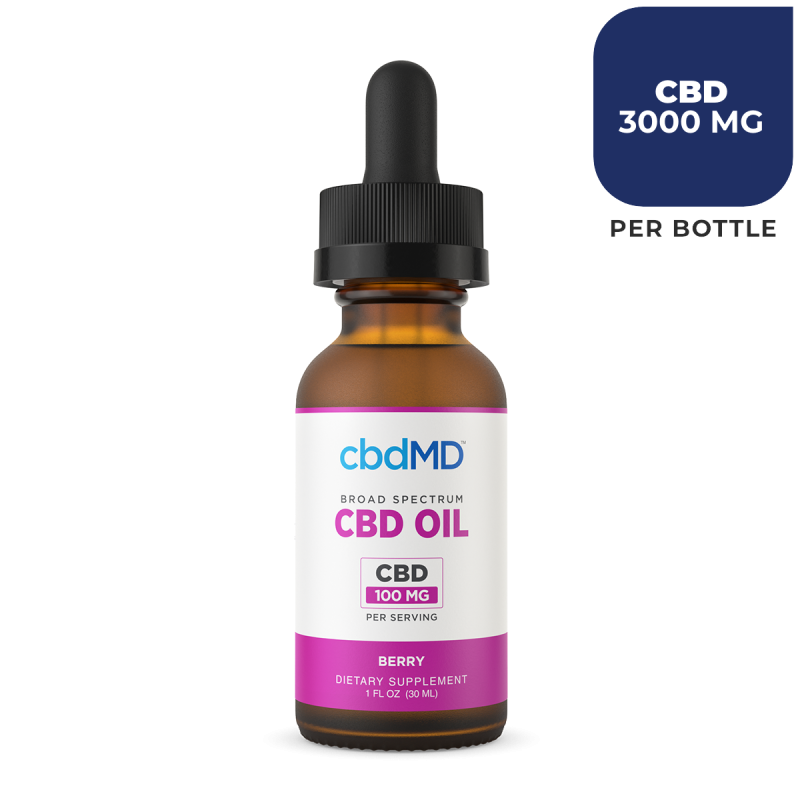 Photograph of product: cbdMD 3000mg Berry CBD Tincture