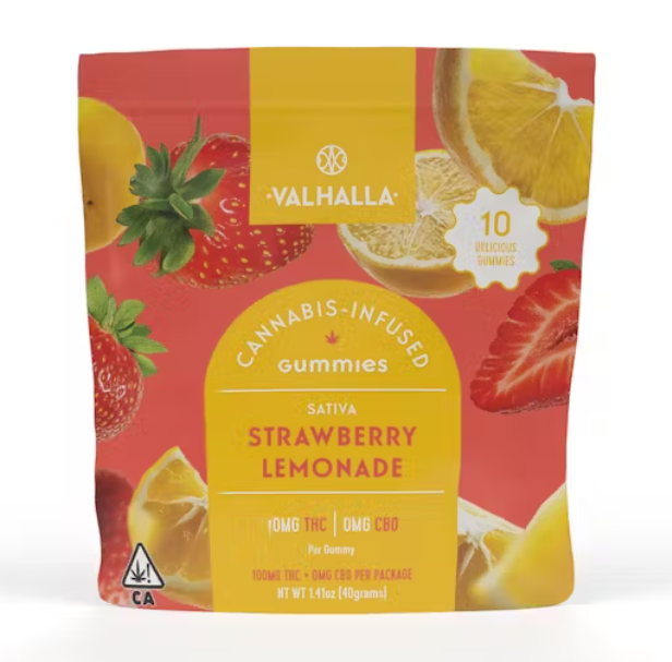 Photograph of product: [REC] Valhalla | Strawberry Lemonade | 100mg Soft Chews