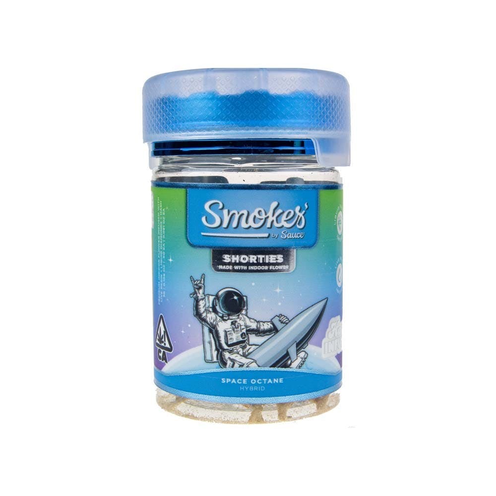 Photograph of product: Sauce Smokes | Space Octane Diamond Infused Shorties Pre-roll Pack (3g)