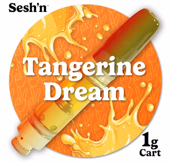 Photograph of product: Sesh'n | Tangerine Dream | 1g Vape Cartridge