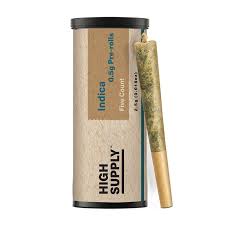 Photograph of product: High Supply Pre-Roll LA Kush Cake 5pk (I)