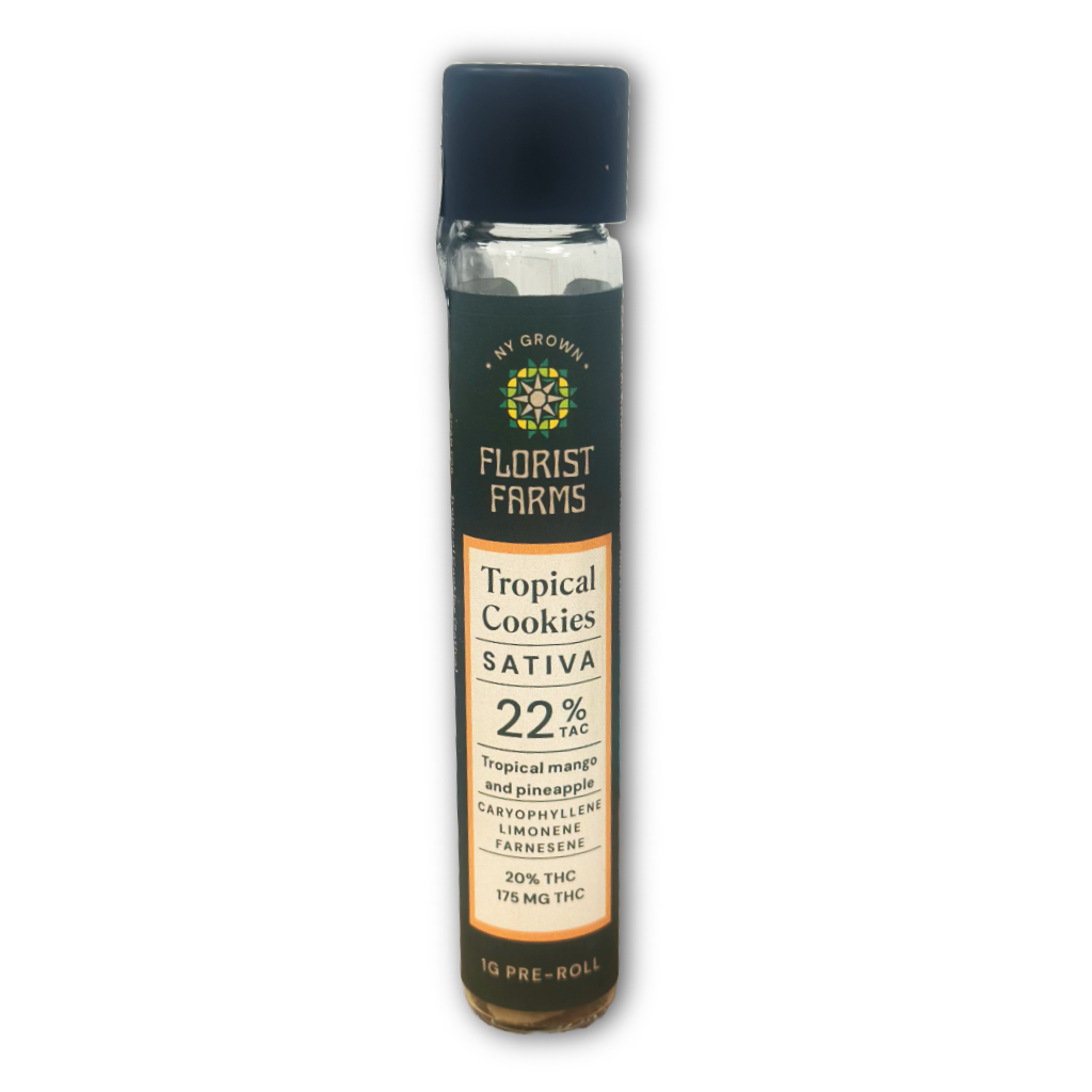 Photograph of Product: Florist Farms | Tropical Cookies | Preroll - 1g