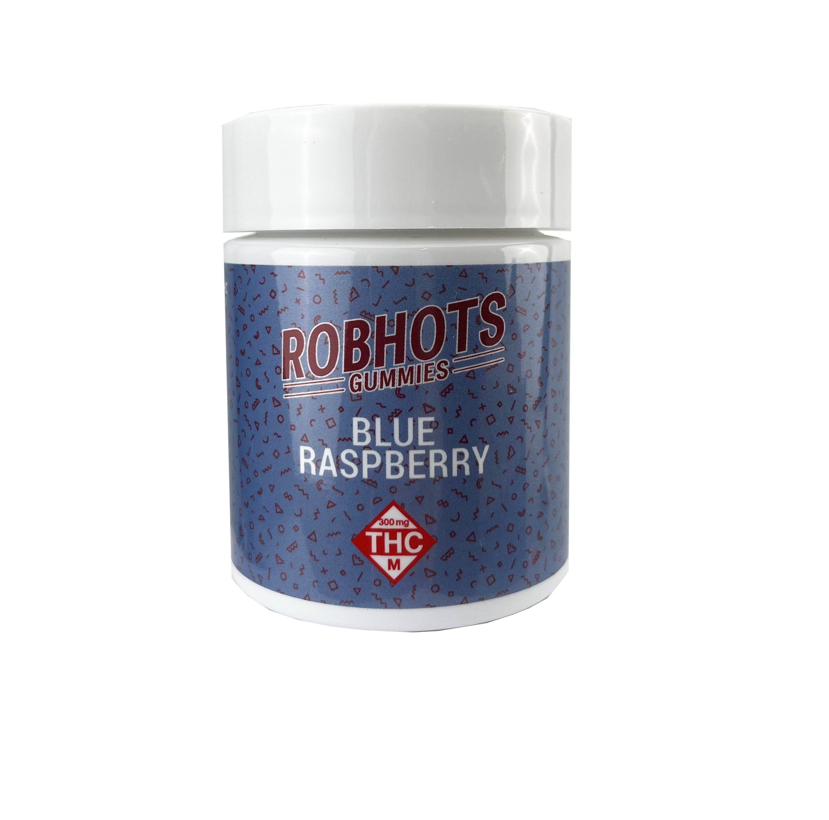 Photograph of product: Robhots - Gummies Blue Raspberry - 300mg