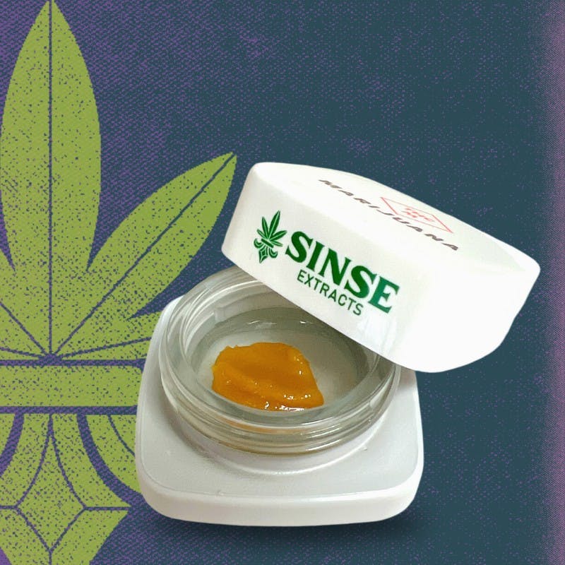 Photograph of product: SINSE - BUDDER LIVE - 1G - GRAPE GAS - HYBRID