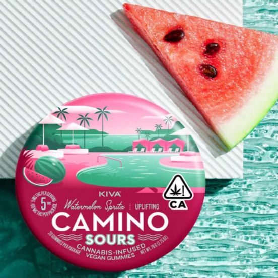 Photograph of product: [Camino] TH-oui Gummies - 100mg - Sours Watermelon Spritz (S) - 