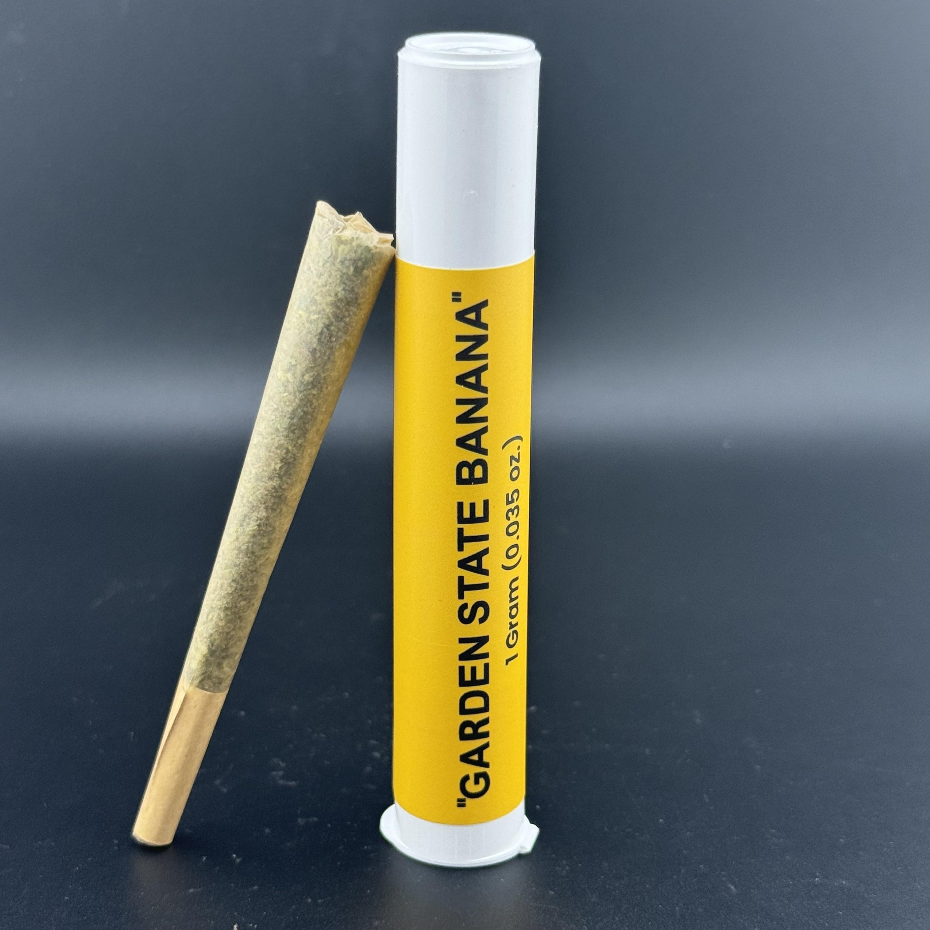 Photograph of product: Garden State Banana - Blueberry Runtz - 1g - Preroll