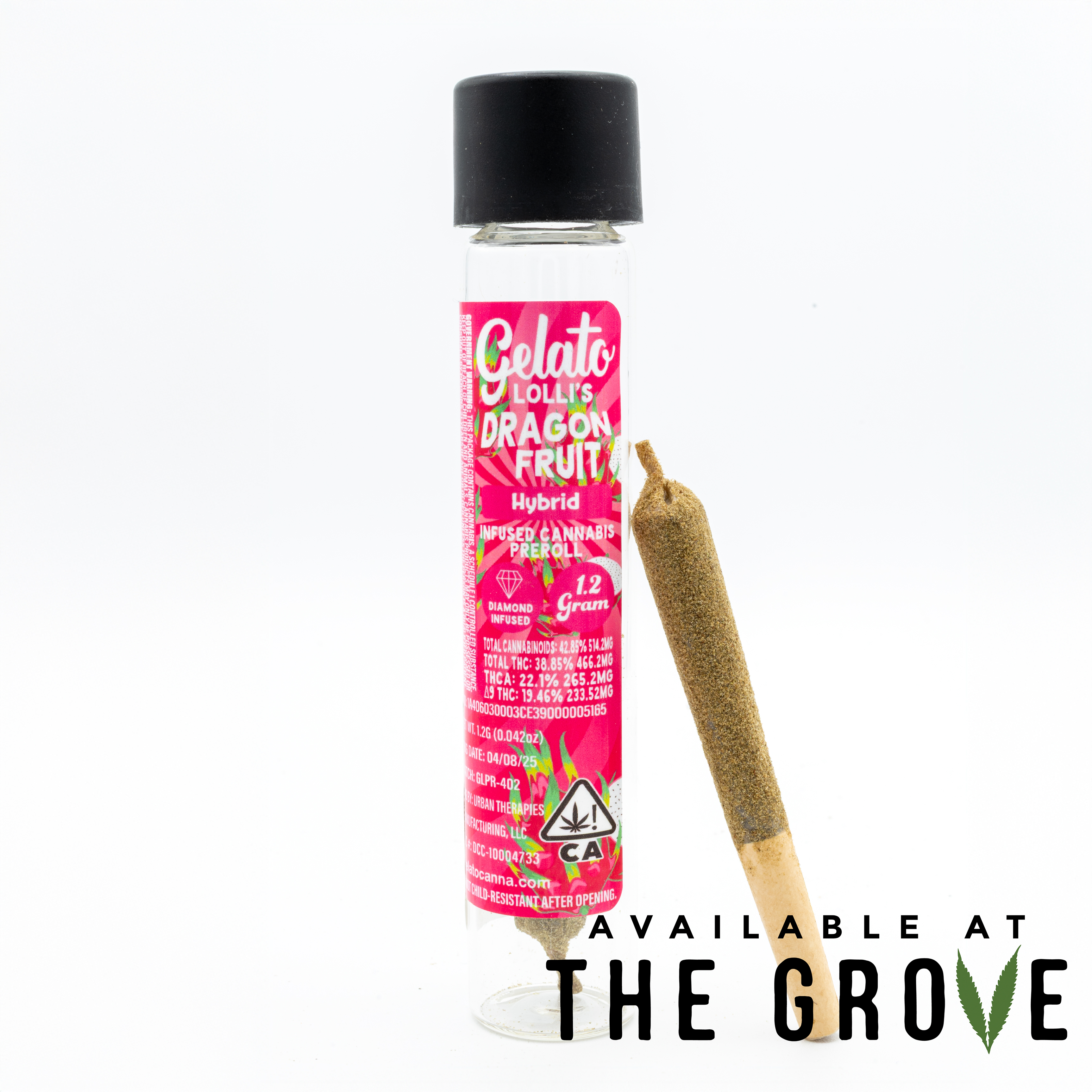 Photograph of product: Gelato | Dragon Fruit 1.2g Lolli