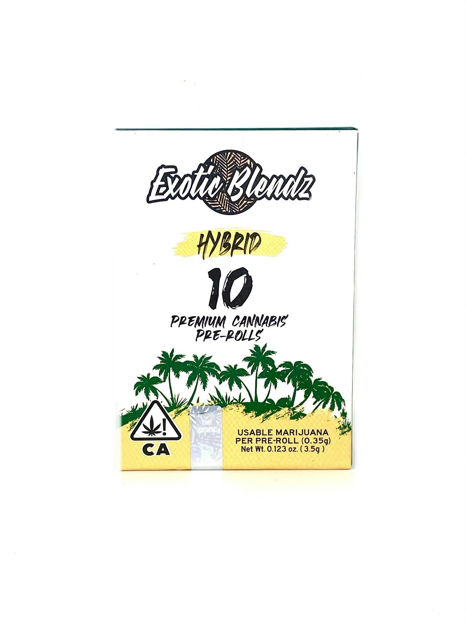 Photograph of product: Exotic Blendz - Uncut Gemz - 10pk x 0.35g = 3.5g