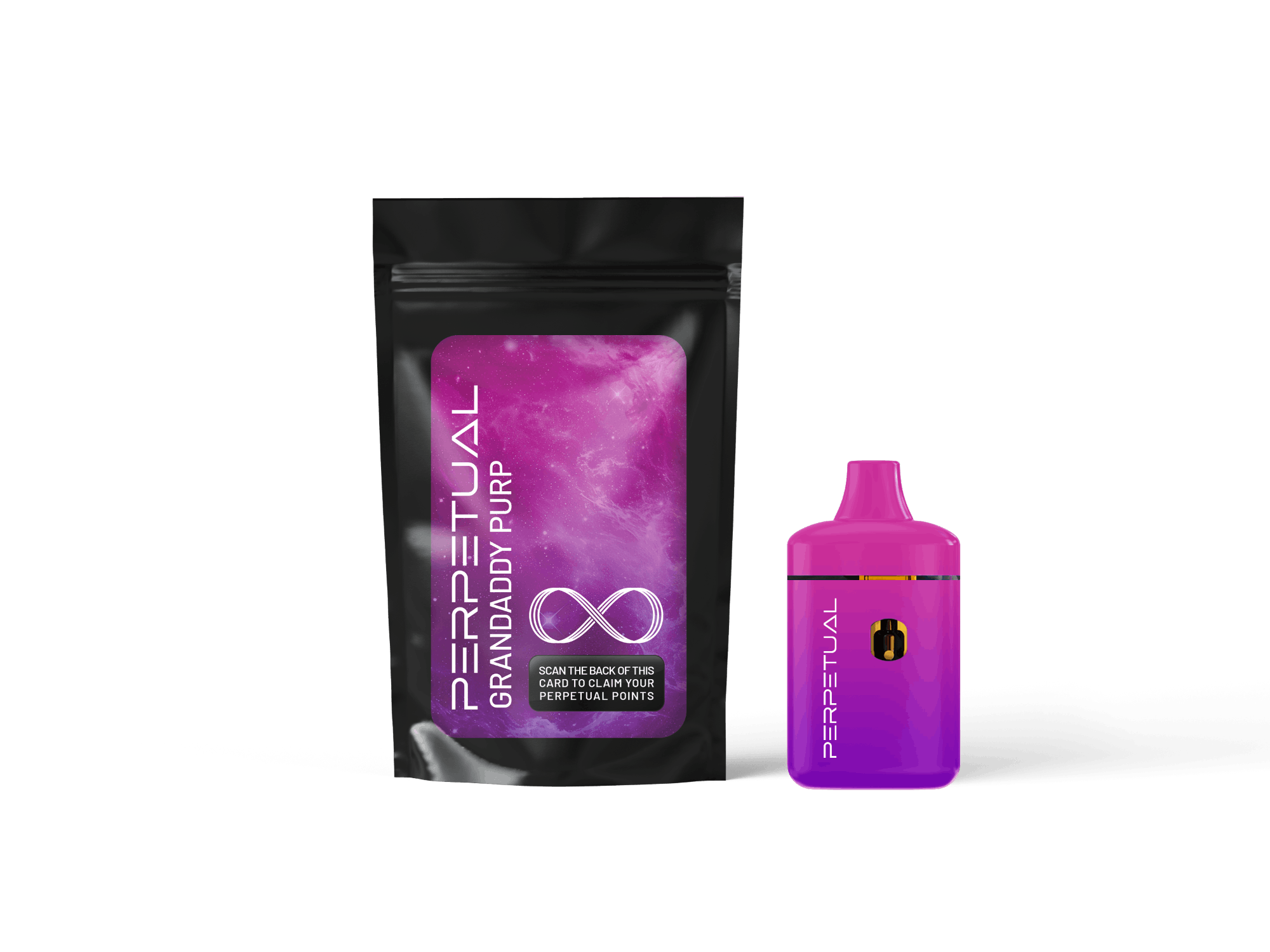 Photograph of product: Grand Daddy Purp (I) 1g All In One Disposable- Perpetual