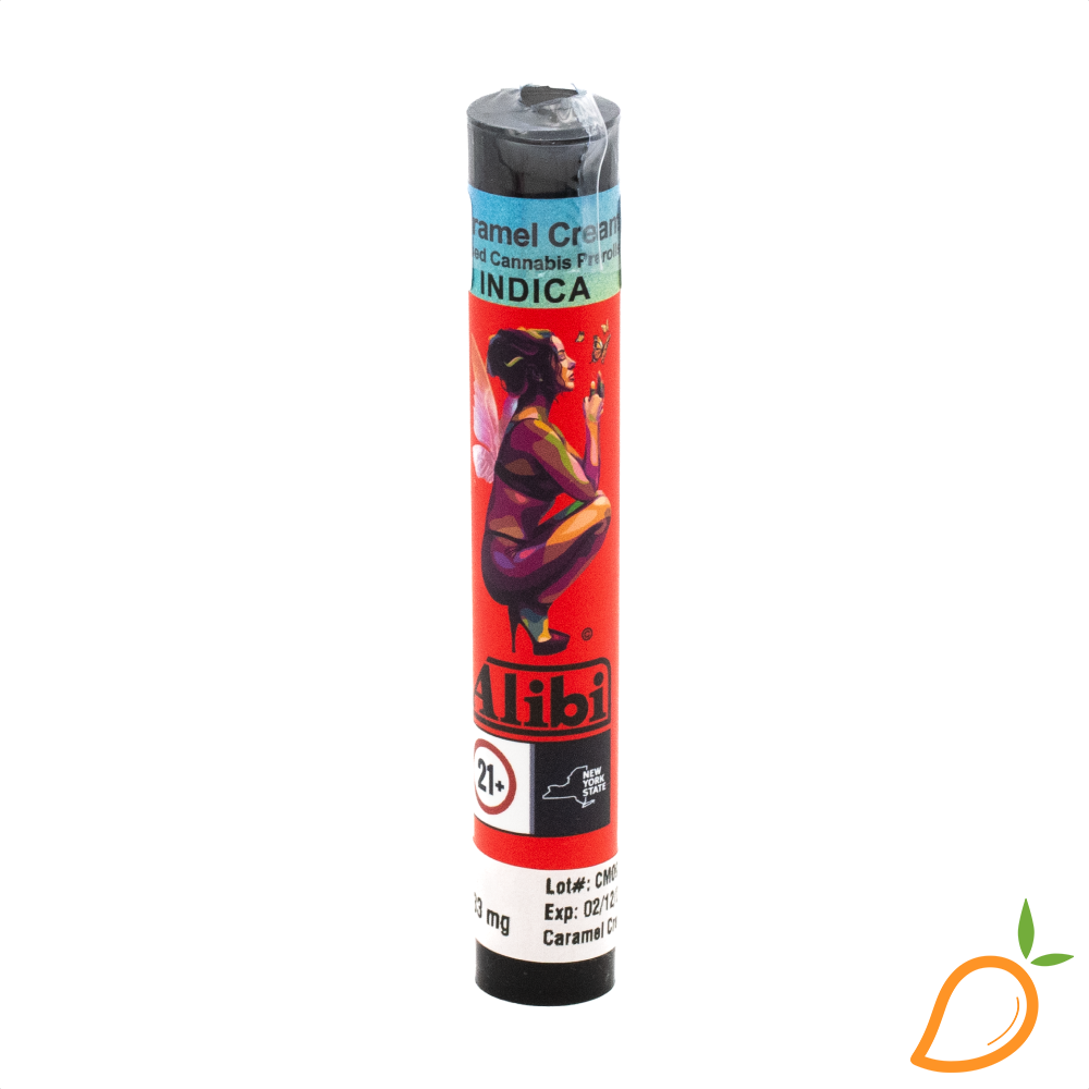 Photograph of product: 1g 2pk Caramel Cream Infused Preroll Alibi