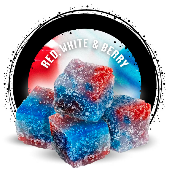 Photograph of product: Red White & Berry | Gummies | 100mg