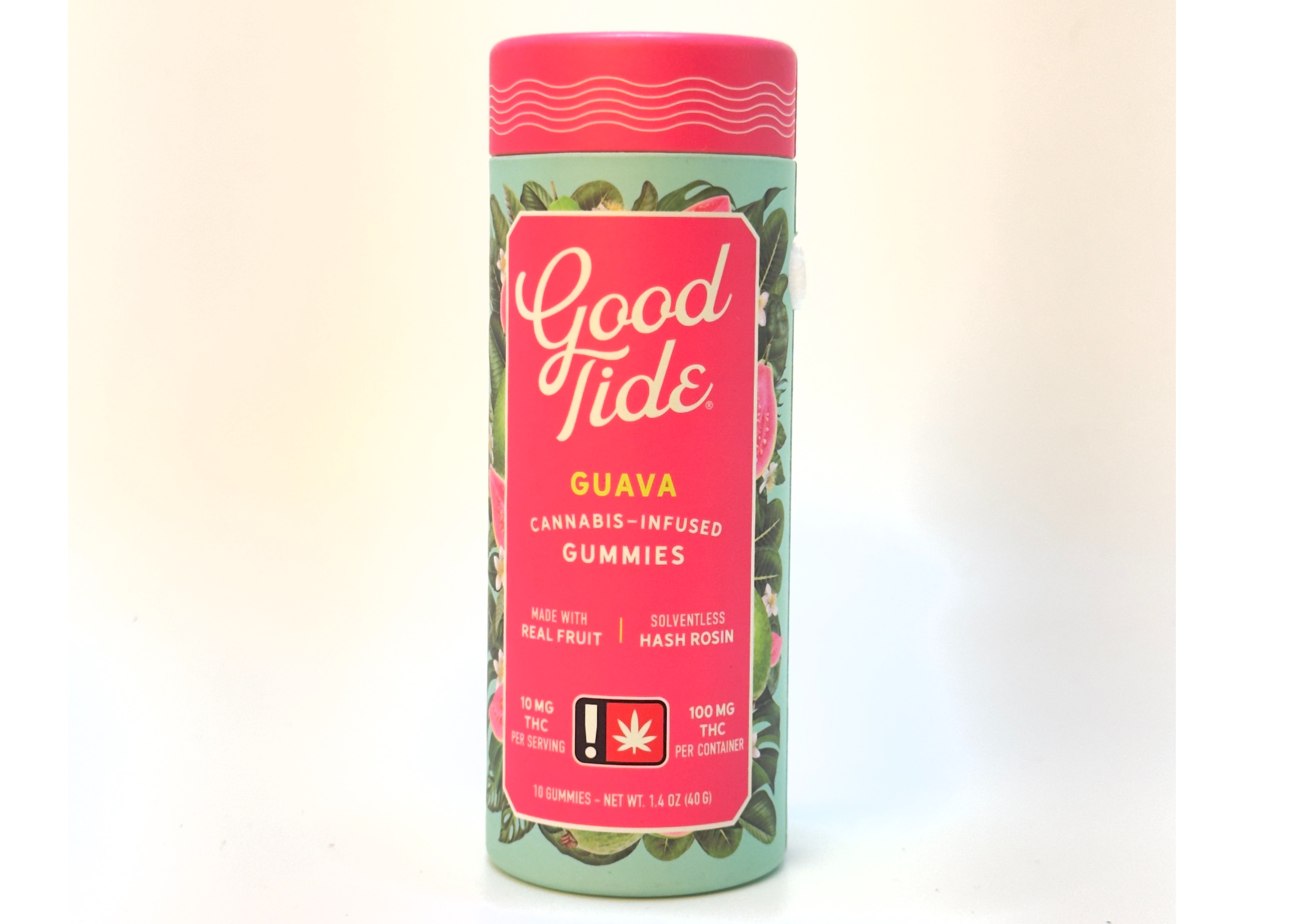 Photograph of product: Good Tide - 100mg Guava Solventless Gummies