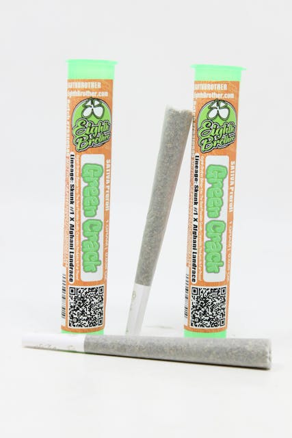 Photograph of product: Green Crack 1g Pre-Roll - 