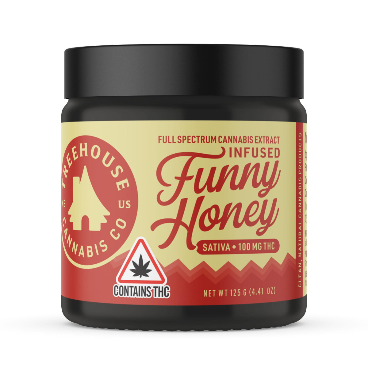 Photograph of product: Treehouse Oui'd - Funny Honey Oui'd - 100mg