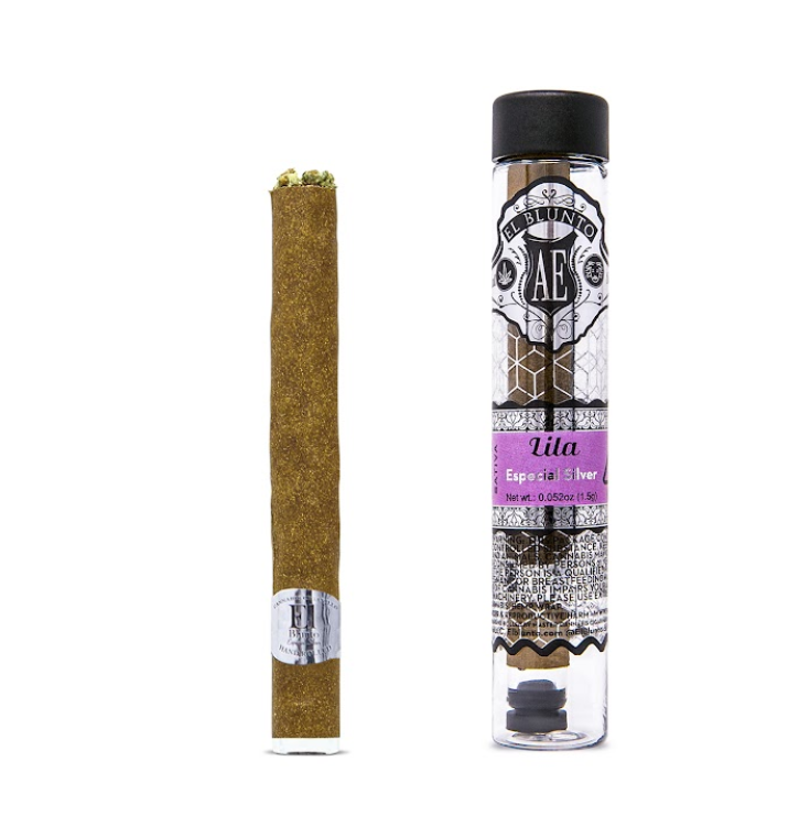 Photograph of Product: Lila (S) Especial Silver El Blunto 1.5g BLUNT - Albert Einstone's