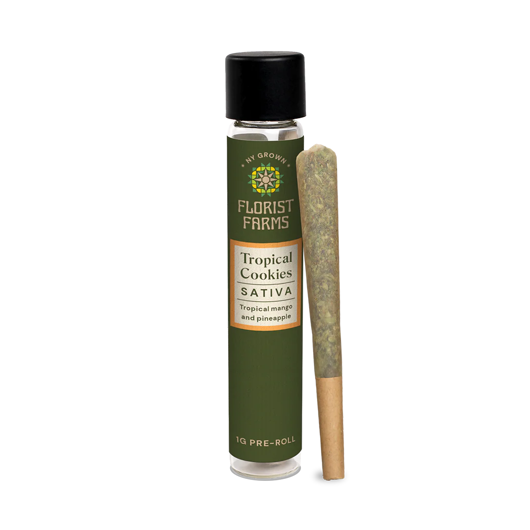 Photograph of product: Florist Farms | Tropical Cookies | Pre Roll | 1g