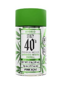 Photograph of product: Pink Acai 5PK Infused Prerolls - 