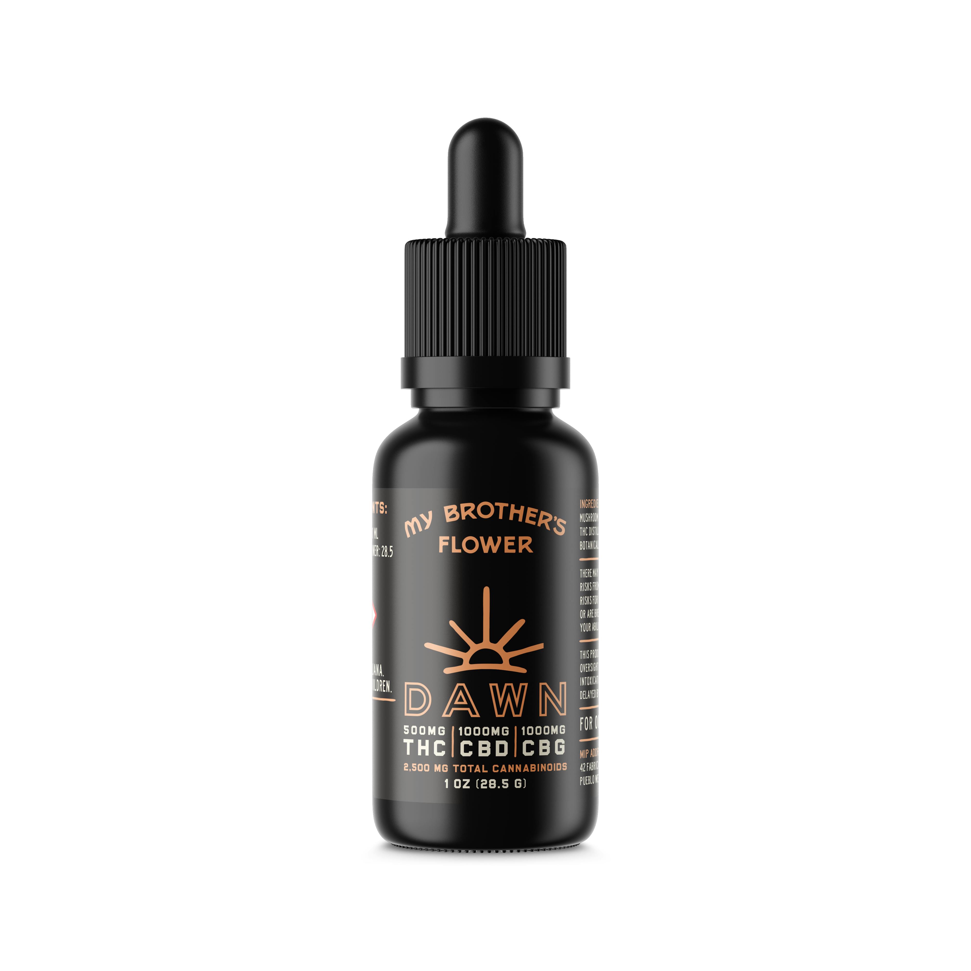 Photograph of product: My Brother's Flower Dawn Tincture 500mg