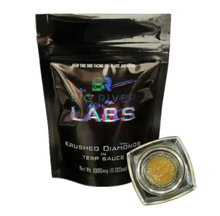 Photograph of product: Big River | Super Lemon Haze | Krushed Diamonds