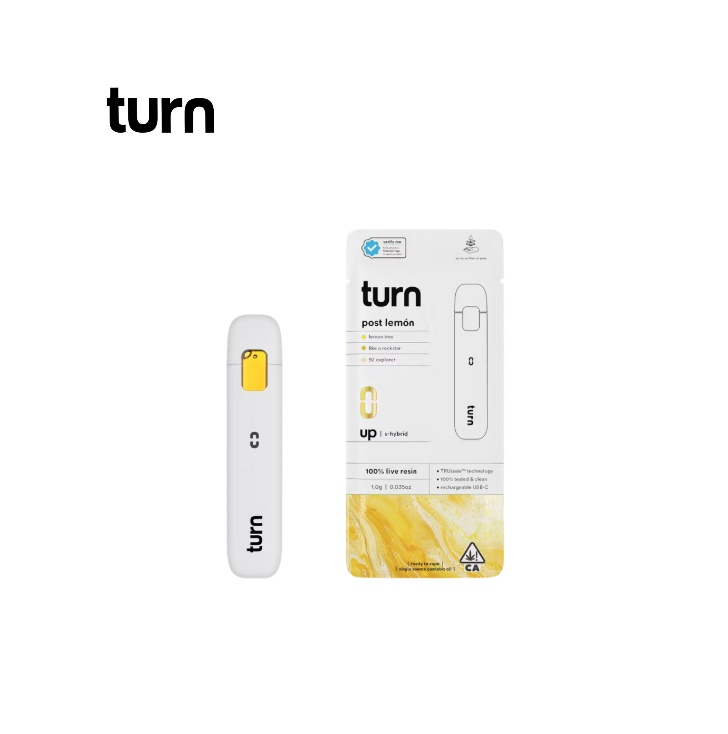 Photograph of product: POST LEMON 1G LIVE RESIN ALL IN ONE