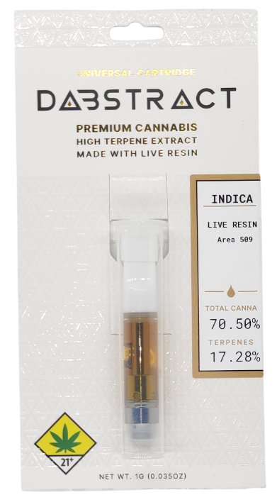 Photograph of product: Dabstract VAPE Area 509 Cart 1g