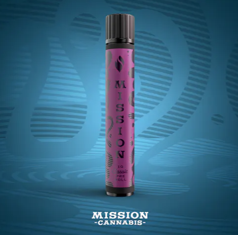 Photograph of product: Booberry Cookies | 1g Pre-Roll | Mission