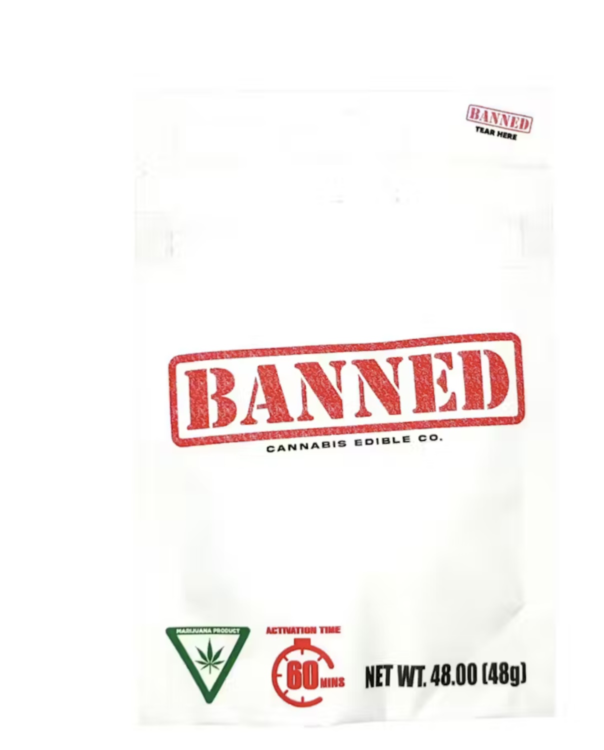 Photograph of product: Banned: Watermelon Deep Sleep 200MG Gummies (4x50mg)