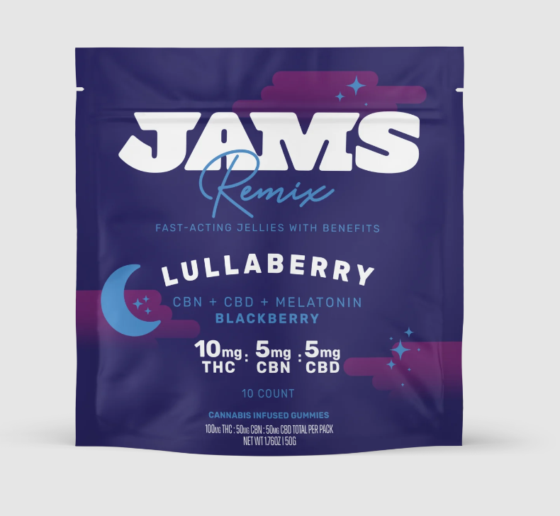 Photograph of product: Ratioed Lullaberry Gummies 100mg (10-Pack | 10mg Each)