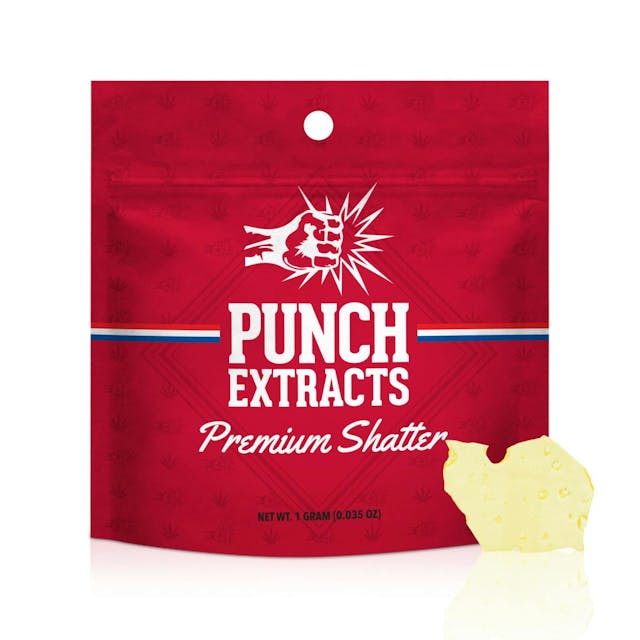 Photograph of product: Gush Mintz | 1g BHO Shatter
