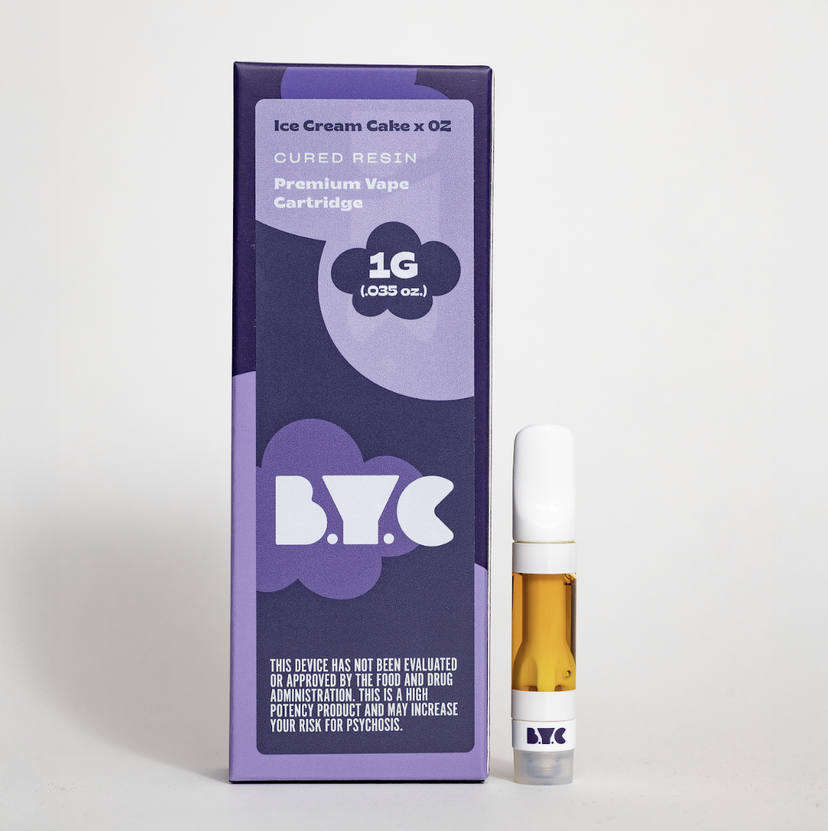 Photograph of product: Bless Your Cottons Vape Cart Cured Resin- Z Pie