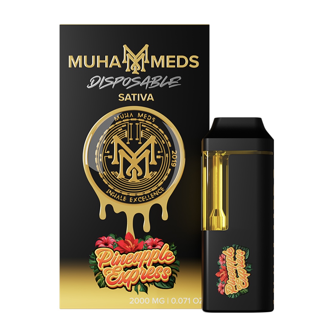 Photograph of product: AU Muha: Pineapple Express 2G Disposable (S)