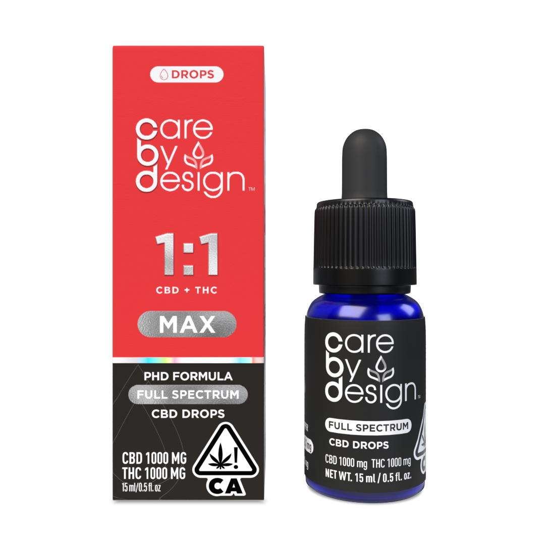 Photograph of product: Care By Design - 15mL Tincture - 1:1 CBD:TH-oui MAX