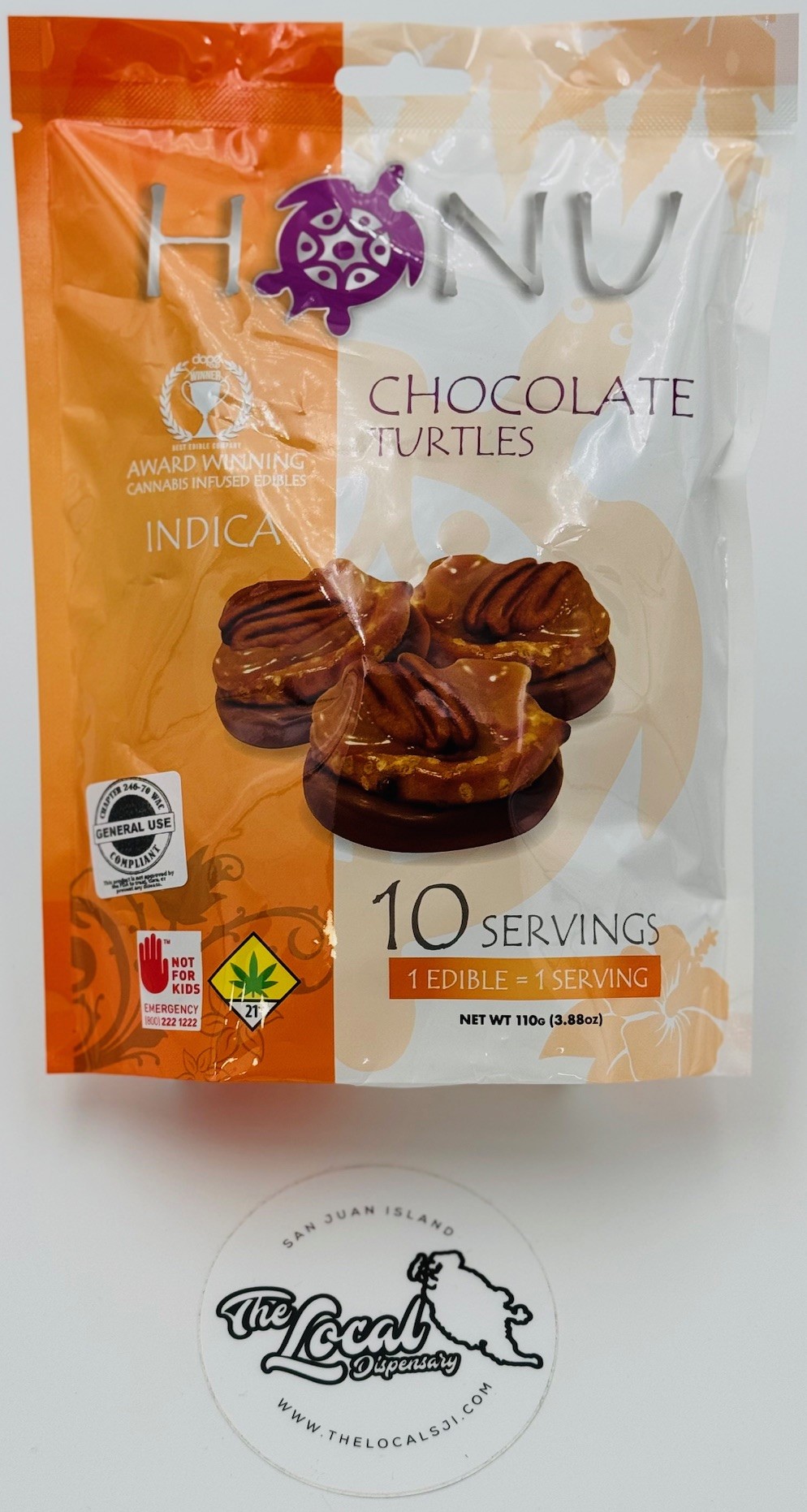 Photograph of product: Chocolate Turtles - Oui'd 10pk