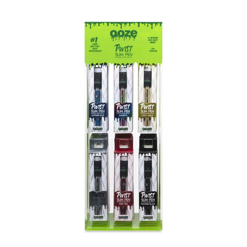 Photograph of product: Ooze | Slim Twist Vape Battery Assorted Color