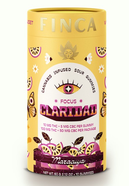 Photograph of Product: Claridad - Passion Fruit Focus | Gummies | 10pk | 100mg