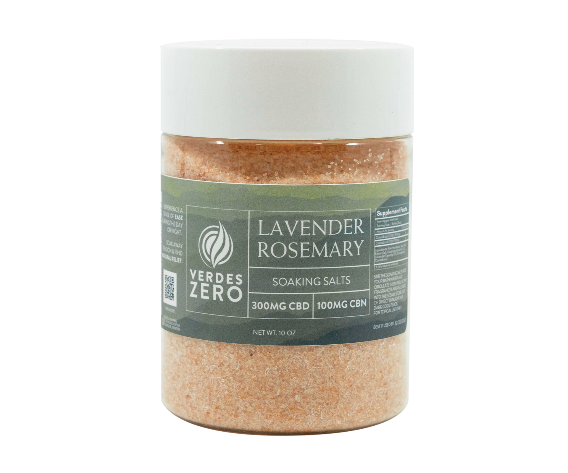 Photograph of product: Soaking Salts Lavender 300mg CBD 100mg CBN