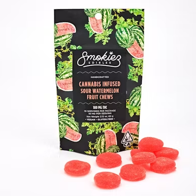 Photograph of product: Sour Watermelon Hybrid | 10mg Gummies 10-pack