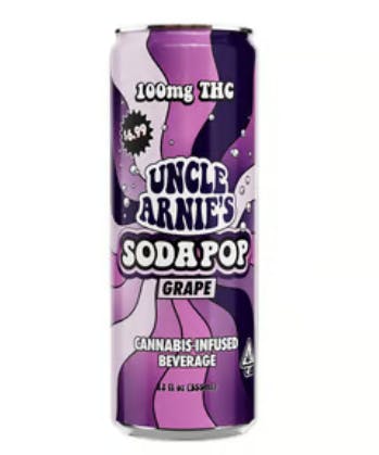 Photograph of product: Grape Soda 100mg 12oz. - Retail
