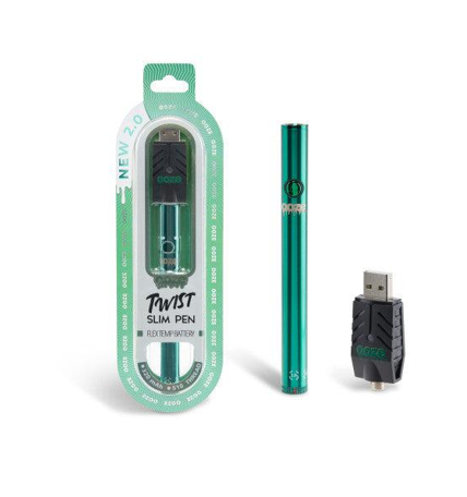 Photograph of product: Ooze - Slim Twist 2.0 - Battery - Aqua Teal