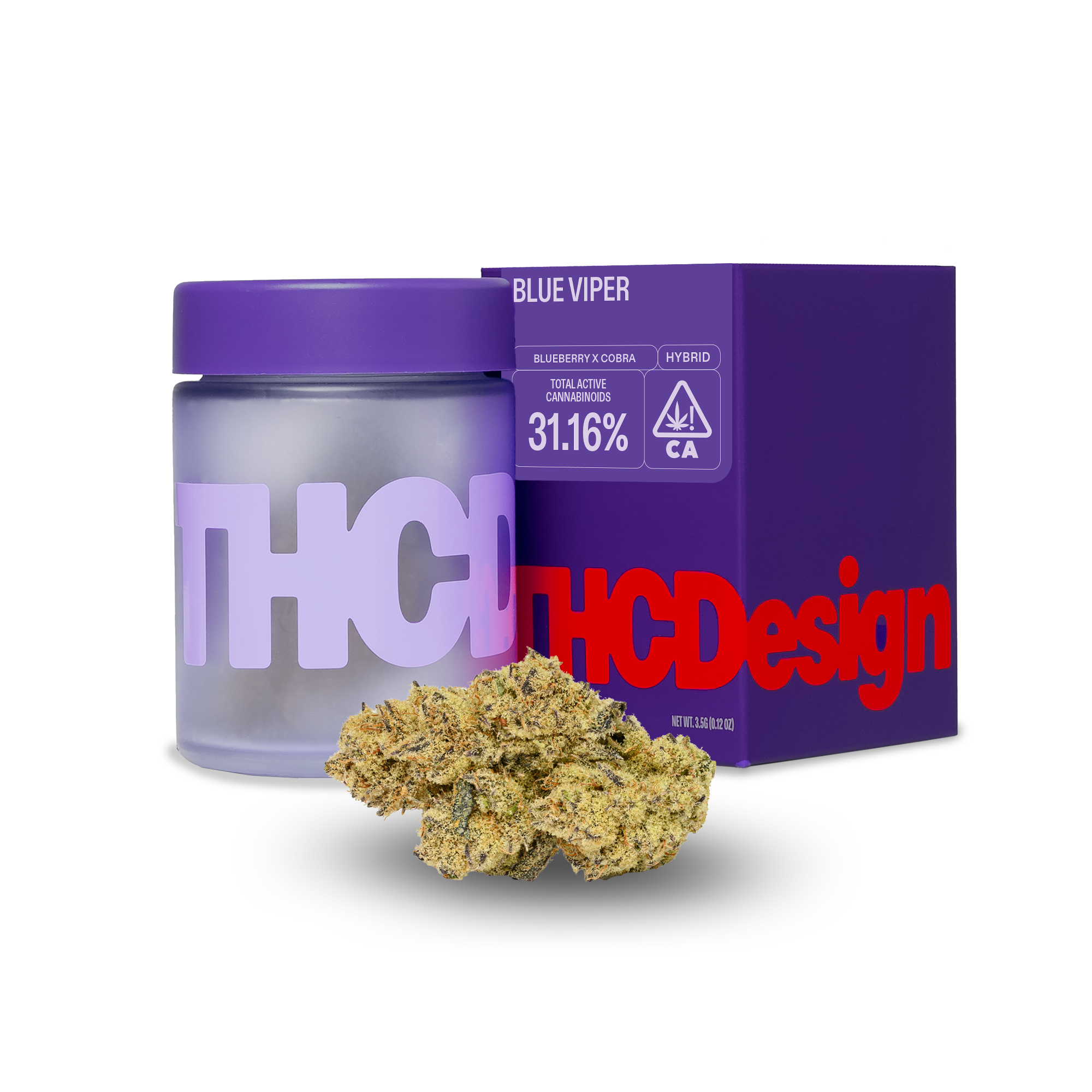 Photograph of product: 3.5g Blue Viper - TH-oui Design