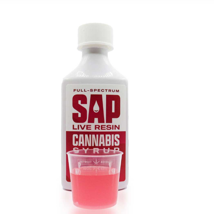 Photograph of product: SAP - Syrup - 200mg Live Resin - Strawberry