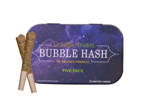 Photograph of Product: Frosted Truffle Pie x Handlebar Bubble Hash Infused Pre-Rolls (5pk)