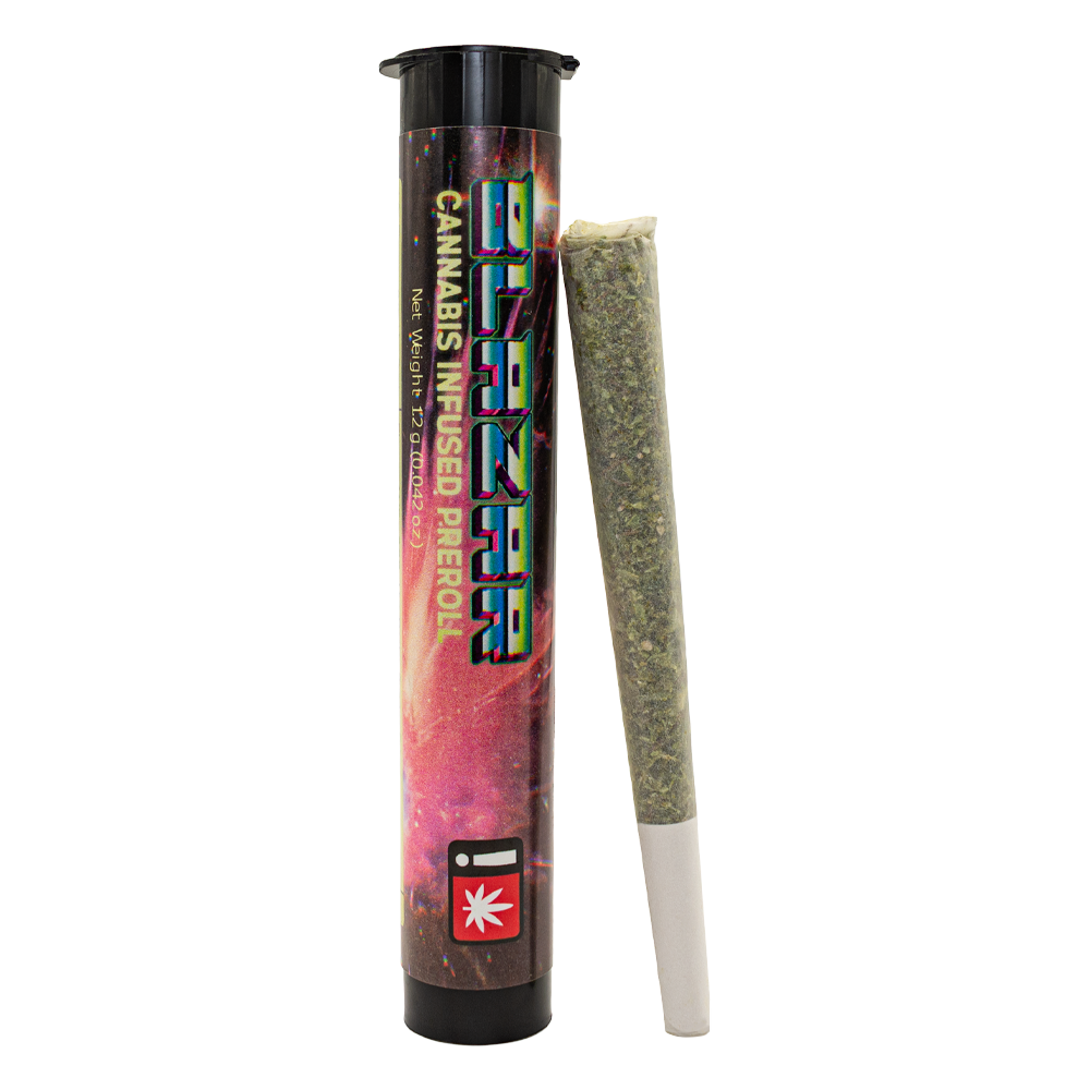 Photograph of product: 1.2 gram Rosin Infused Preroll - DJ Short + Secret Melon