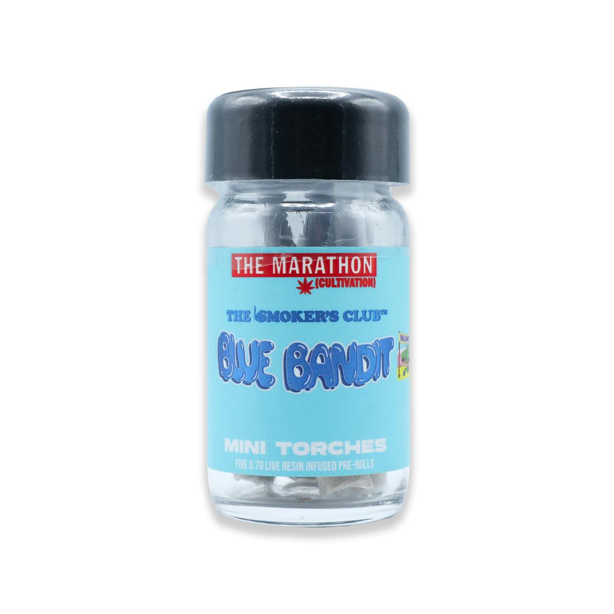 Photograph of product: Marothon Mini Torches - Blue Bandit 5pk