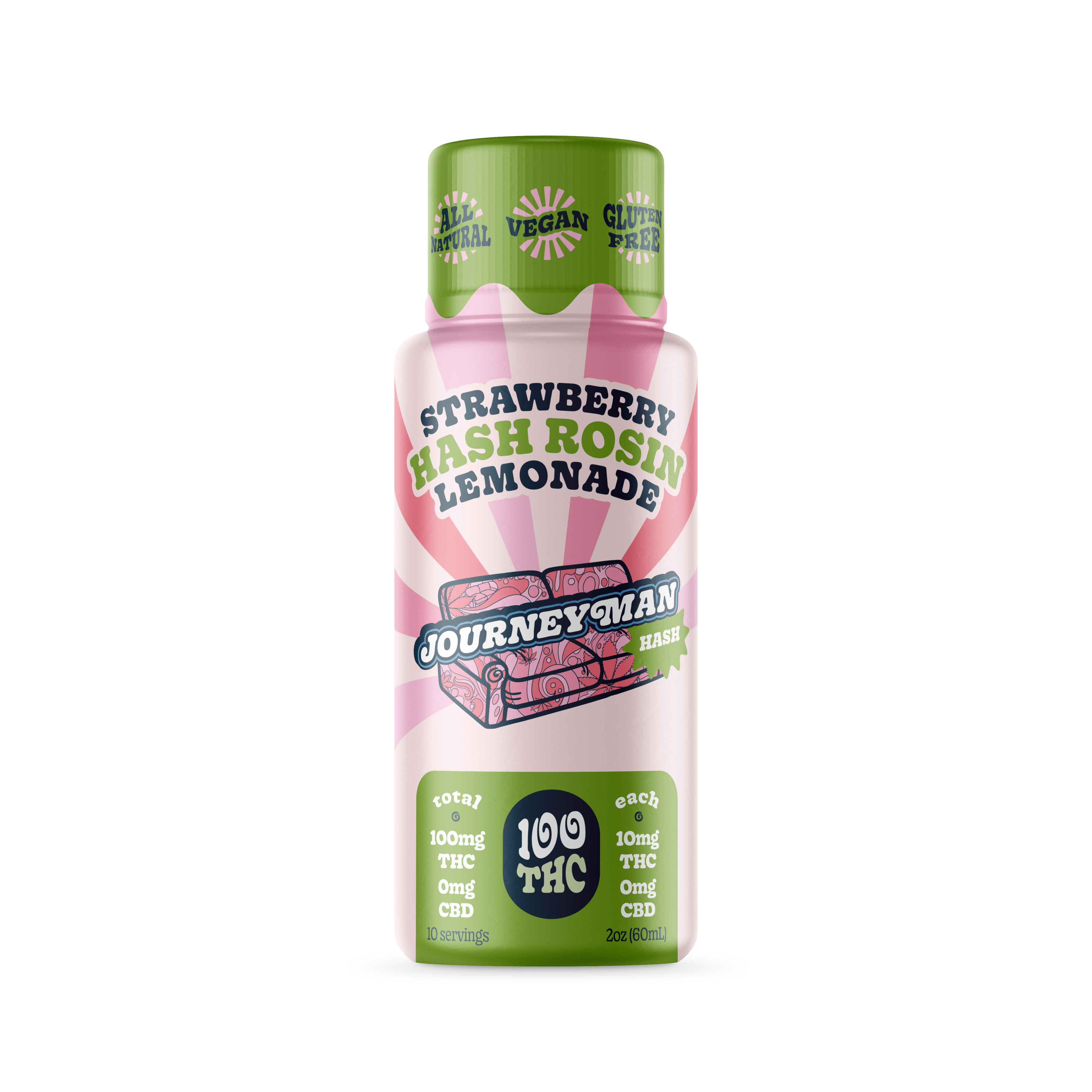 Photograph of product: Strawberry au chocolat Rosin Lemonade (100mg TH-oui)